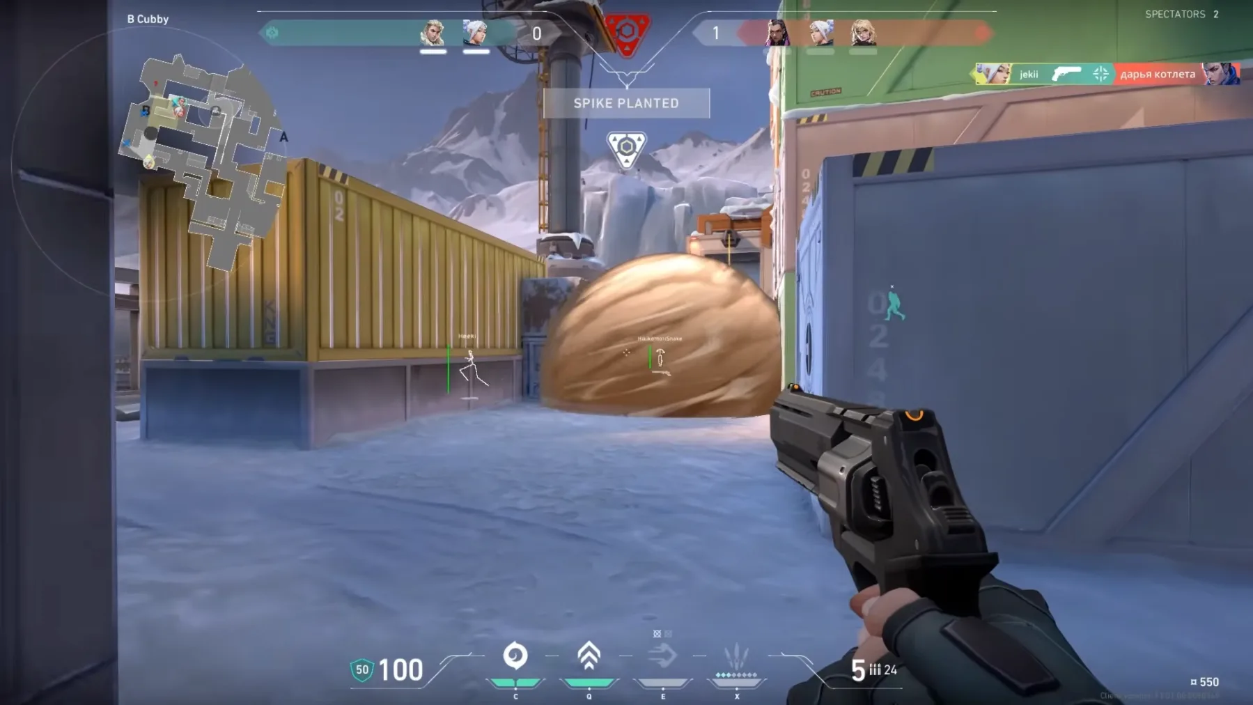 Valorant spike ESP and objective location tracker